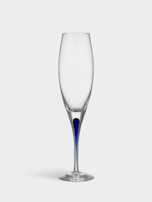 Intermezzo champagneglas blå 26cl
