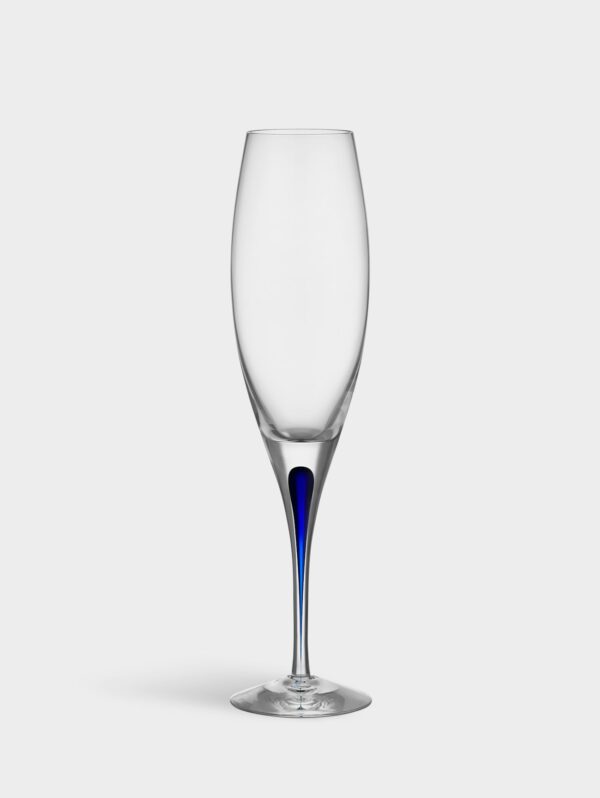 Intermezzo champagneglas blå 26cl