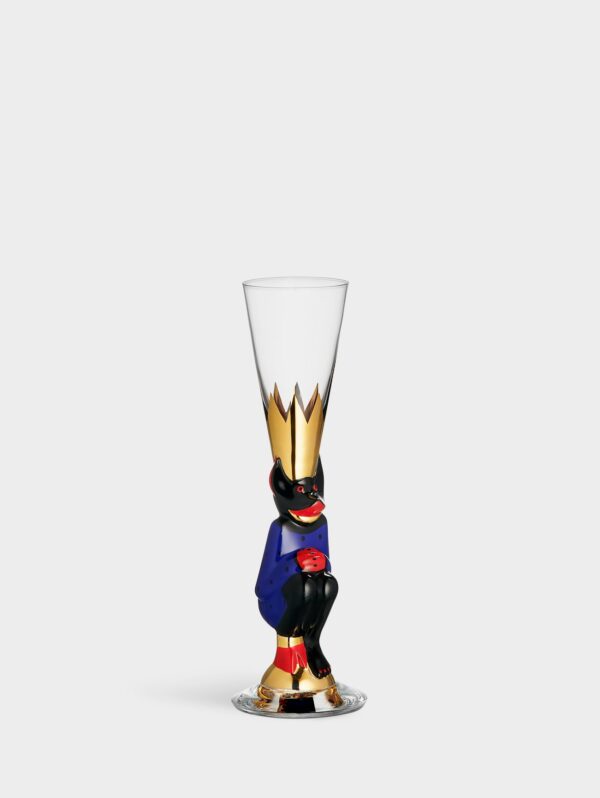 Snaps Djävul snapsglas blå 4cl