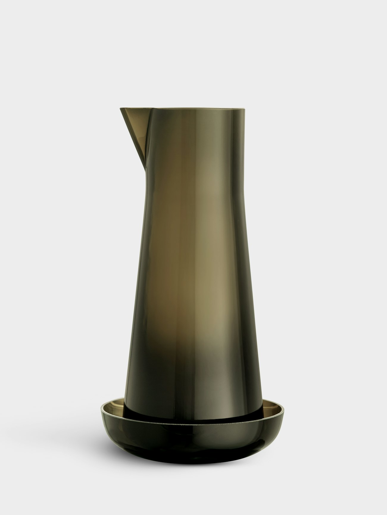 Informal karaff med skål olivgrön 100cl