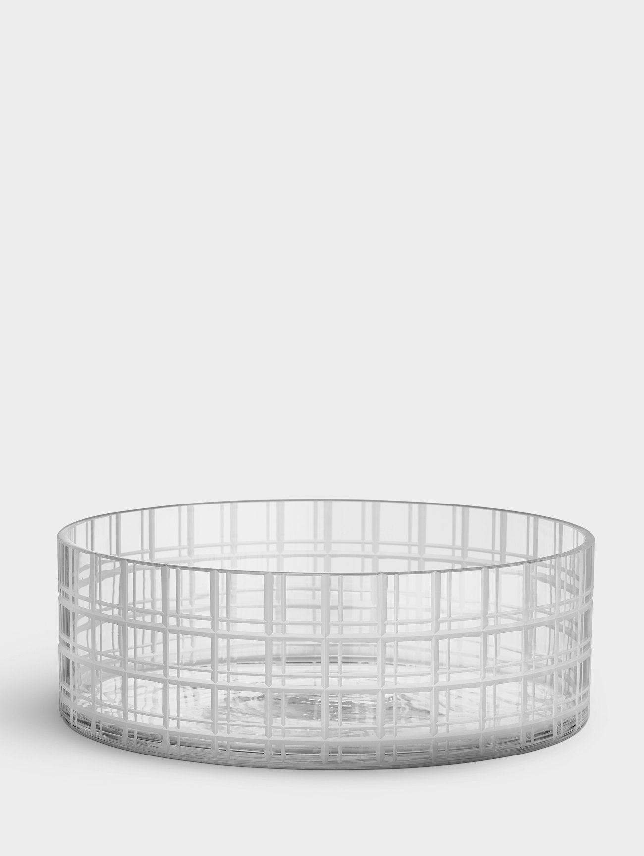 Cut in Number skål rutmönster 275mm