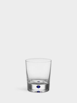 Intermezzo double old fashioned glas blå 40cl