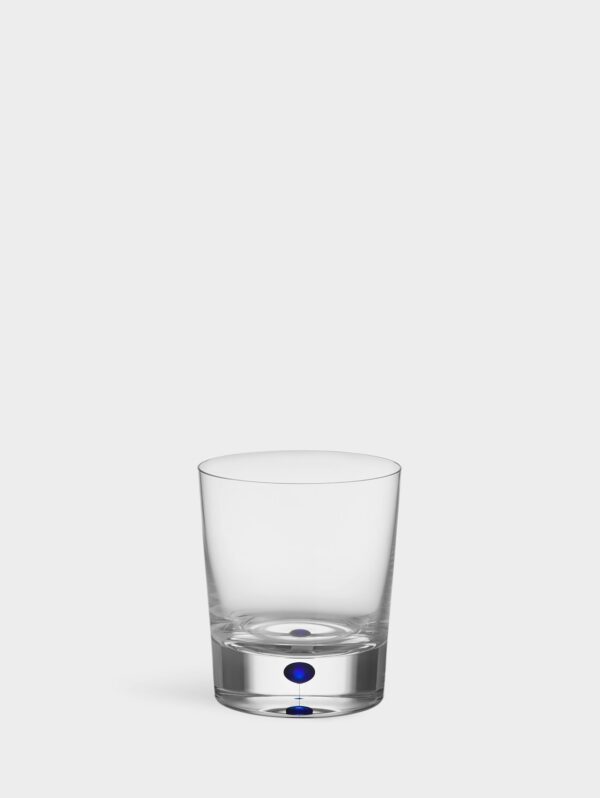 Intermezzo double old fashioned glas blå 40cl