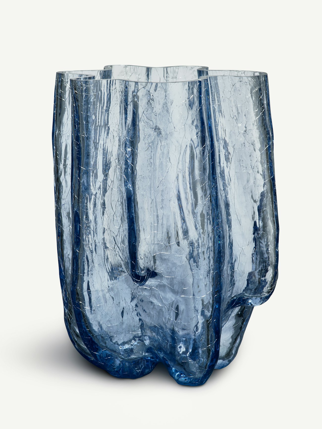 Crackle vas cirkulärt glas 370mm