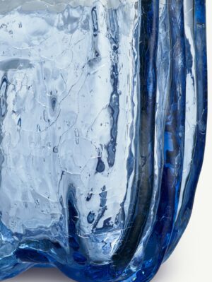 Crackle vas cirkulärt glas 175 mm