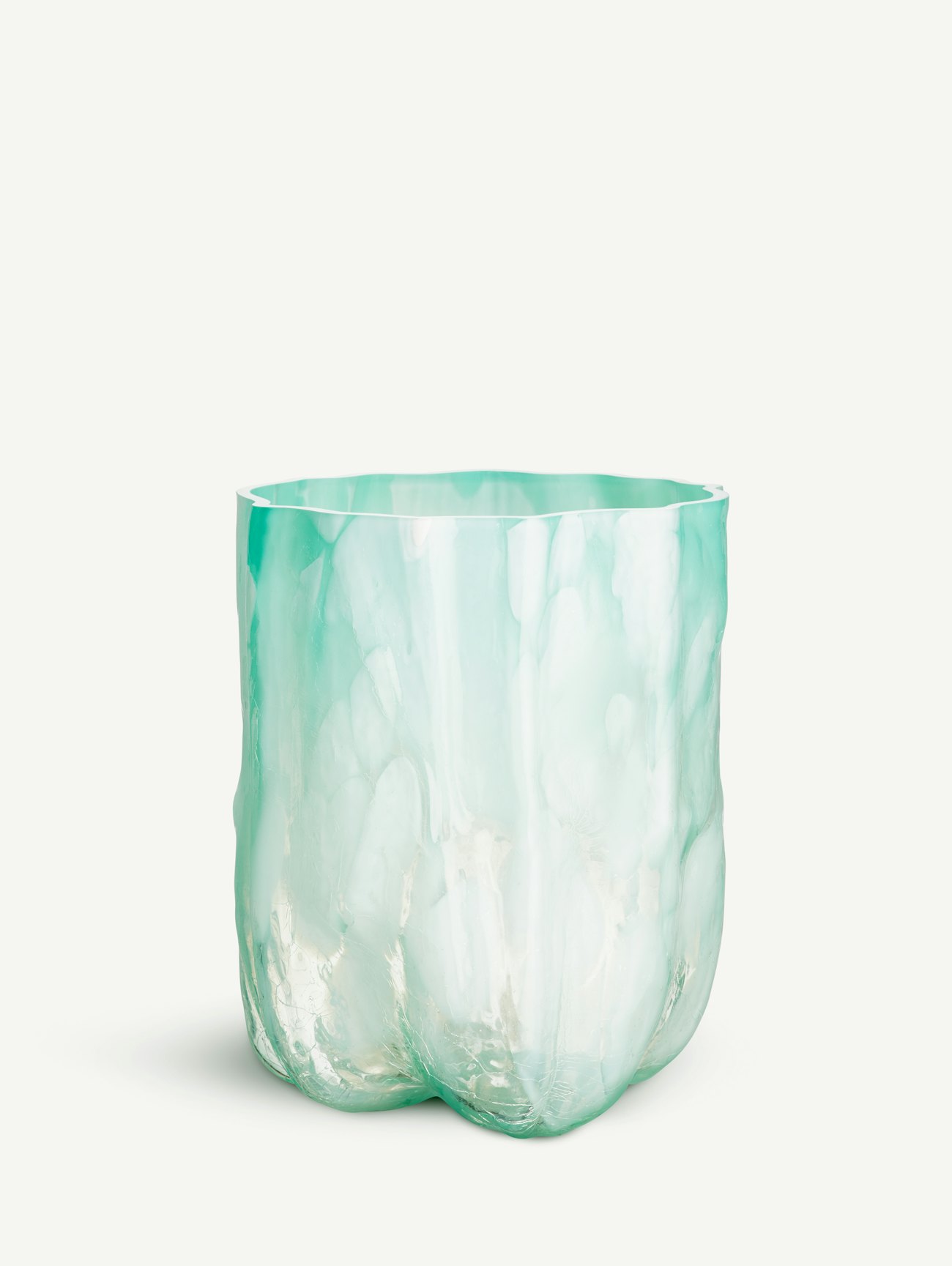 Crackle vas jadegrön 270mm