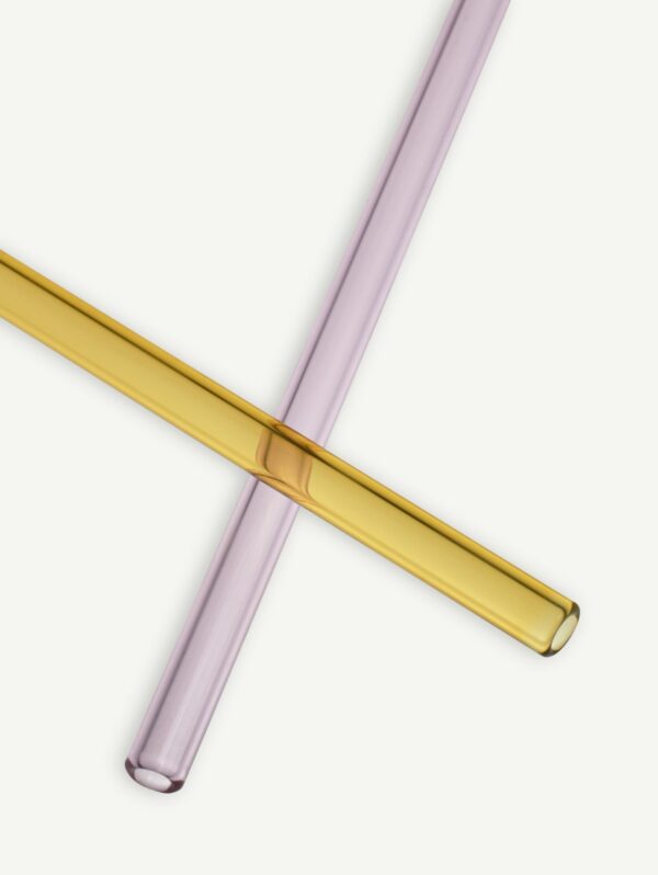 Sipsavor rosa/gul 200mm 2-pack