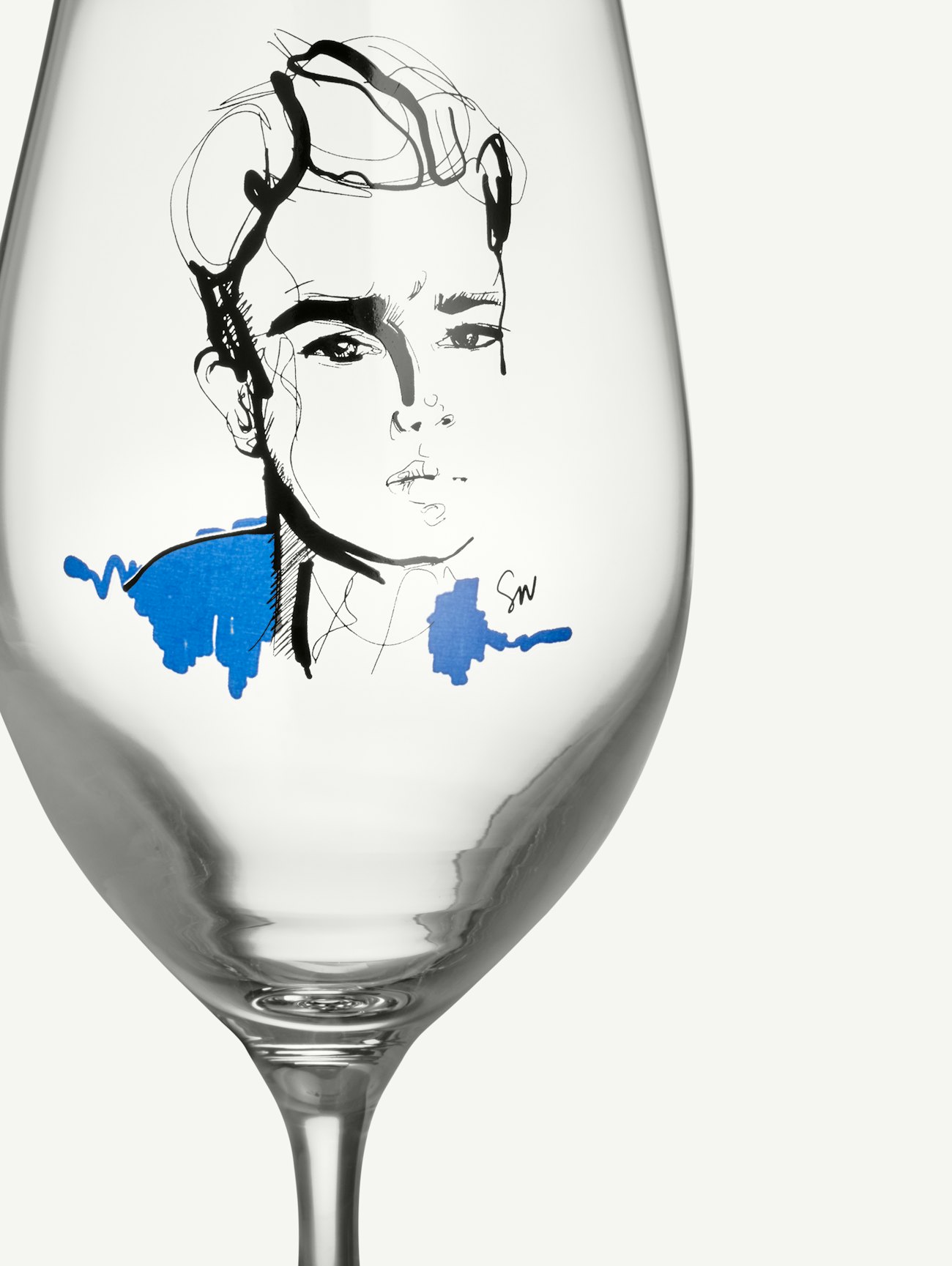 All about you Celebrate Him ölglas blåklintsblå 40cl 2-pack