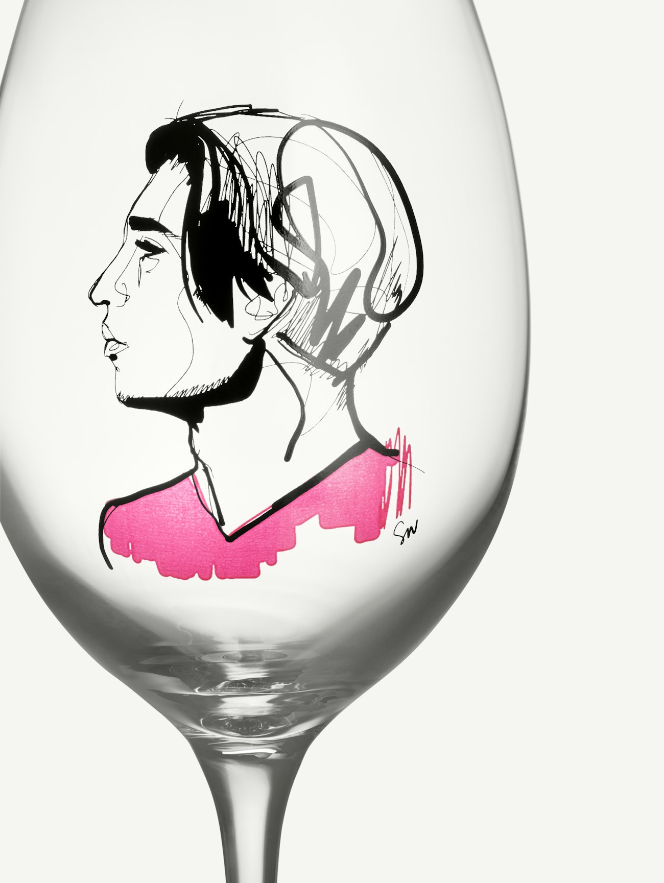 All about you Embrace Him vinglas röd 52cl 2-pack