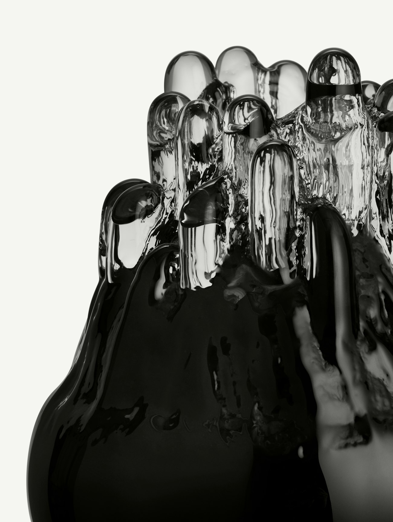 Polar ljuslykta svart 190mm