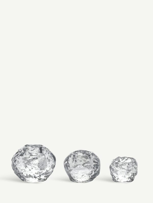 Snowball ljuslykta 3-pack