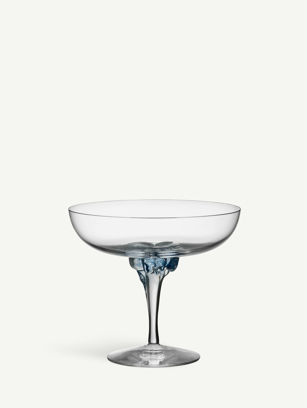 Sugar dandy coupe champagneglas blå 32cl