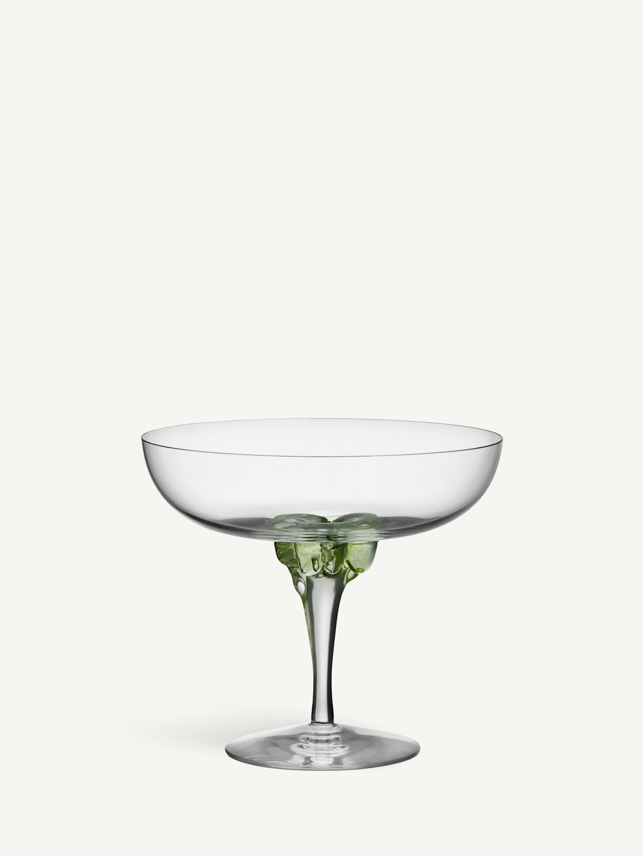 Sugar dandy coupe champagneglas grön 32cl