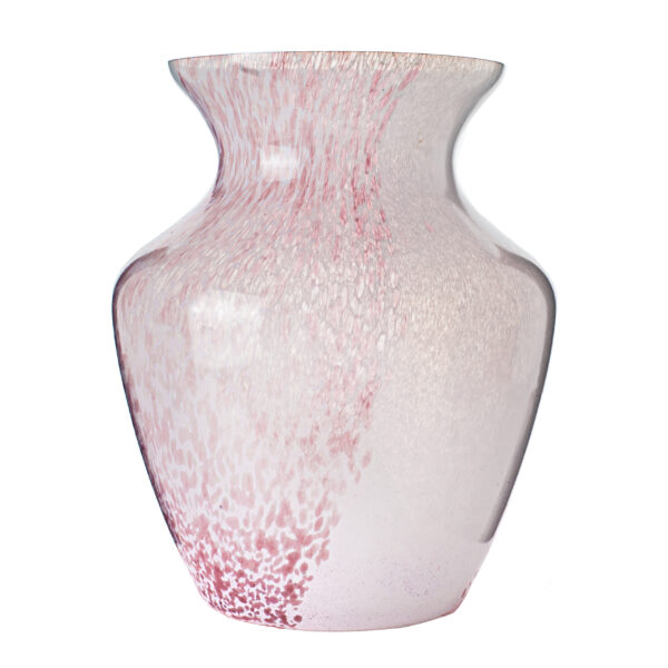 Vittra vas rosa/vit optik